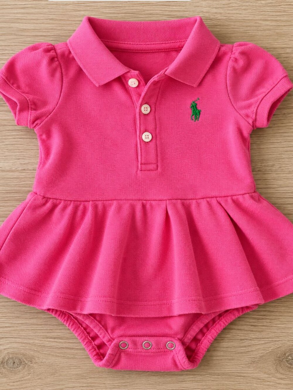 Polo by Ralph Lauren Pink Kids Casual Dress 0-3 months EUC